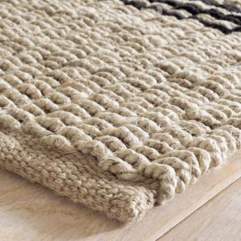 Jute Ticking Indigo Outdoor Rug Manufacturers in Nantes